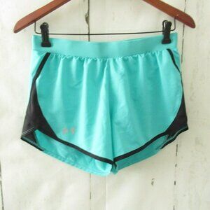 Under Armour Shorts S Small Loose Fit Lined Running Green Black